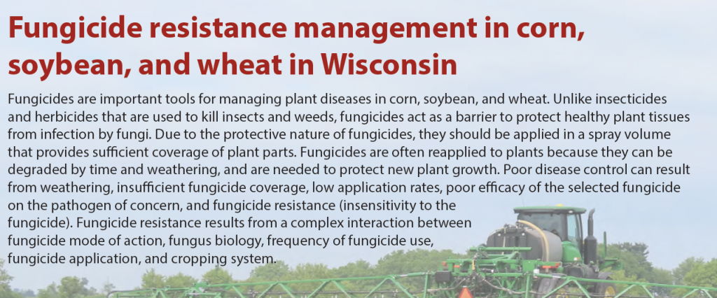 Updated! Fungicide resistance management in corn, soybean, and wheat in ...